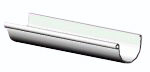 CANALON PVC Des. 25 cmts.