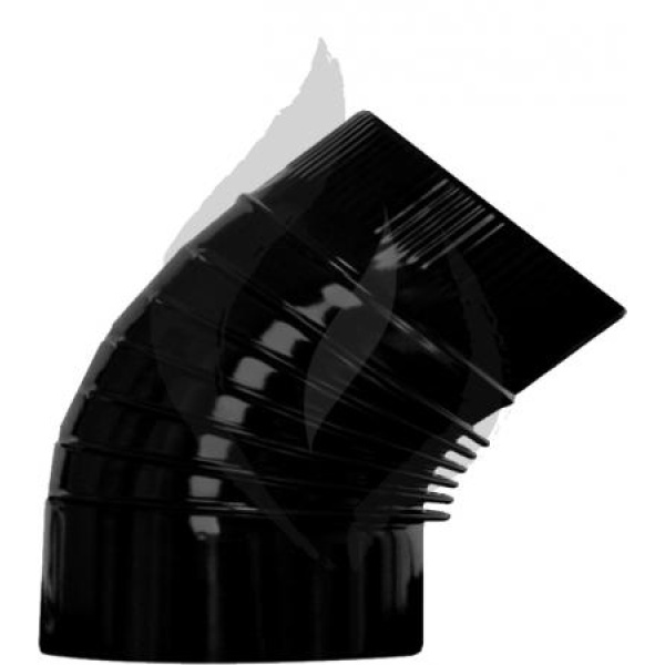 CODO VITRIF NEGRO 100x45º EXOJO