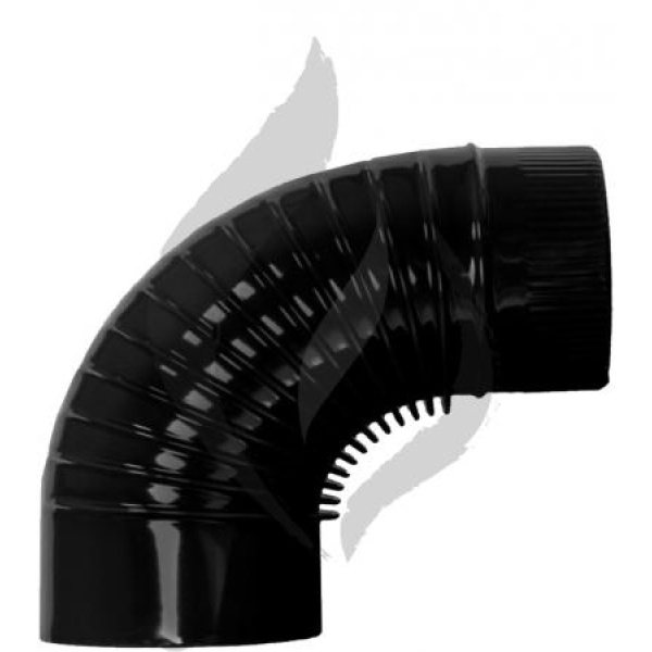 CODO VITRIF NEGRO 250x90º EXOJO