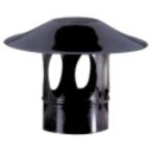 SOMBRERETE VITRIF NEGRO 175 MM.