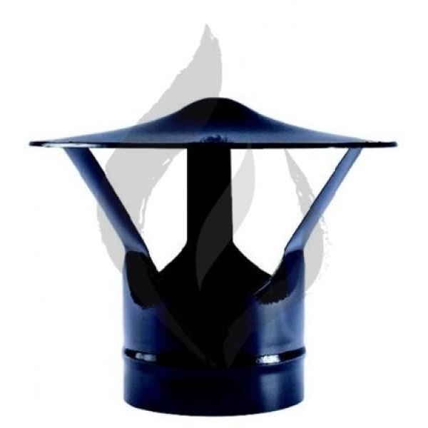 SOMBRERETE VITRIF NEGRO 200 MM.