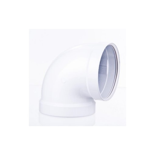 CODO ALUMIGAS BCO 100 x 87ºALCN10