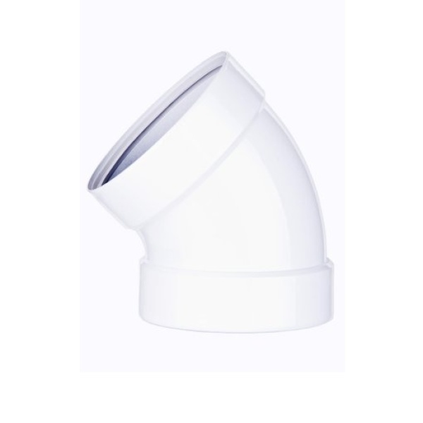 CODO ALUMIGAS BCO 125 x 45ºALCC12