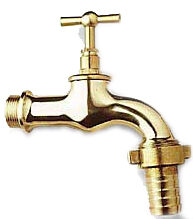 GRIFO CURVO LATON R/MANG 1/2-3/4