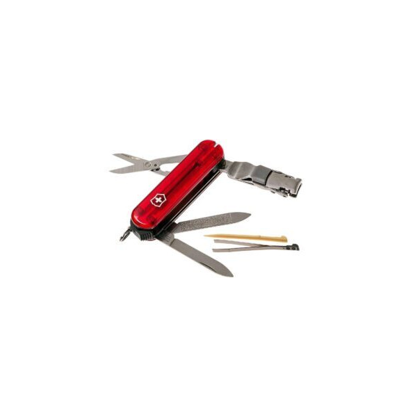 NAVAJA NAIL CLIP 580 8 USOS ROJA 6463