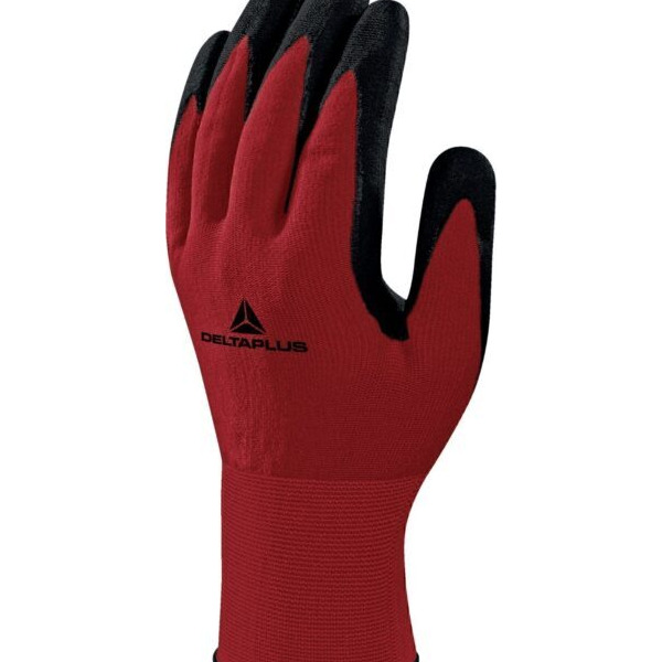 GUANTE DE PUNTOS ROJO DPVE724RO T-8