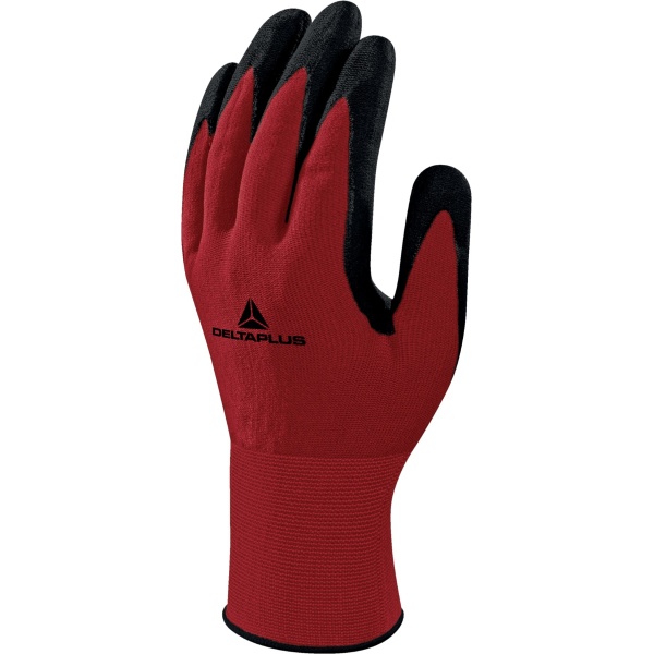 GUANTE DE PUNTOS ROJO DPVE724RO T-8