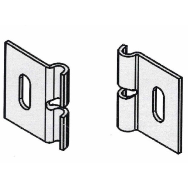 ACCESORIOS FIJACION PANEL-MURETE INOX