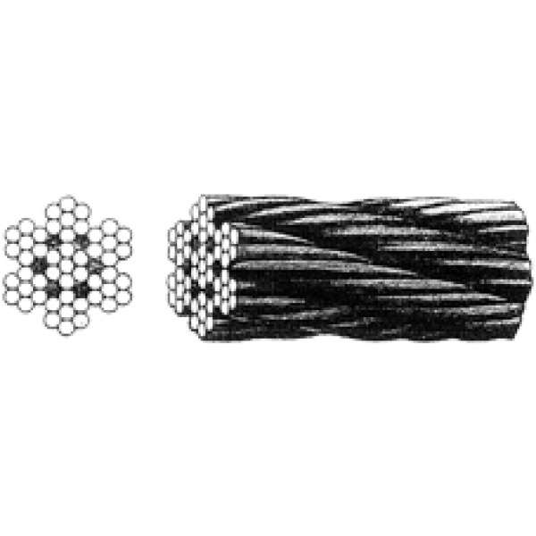 CABLE ACERO INOX 316 7x7+0 8 MM M