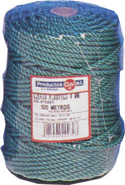 CUERDA PLASTICO 5MM 100 MTS BOBINA
