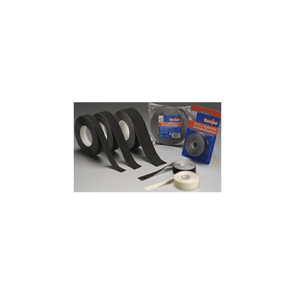 CINTA ANTIDESLIZ 25MMx5M 55587 NEGRO