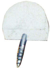 SOPORTE ESTANTE C/TORNILLO 10 BL.REI