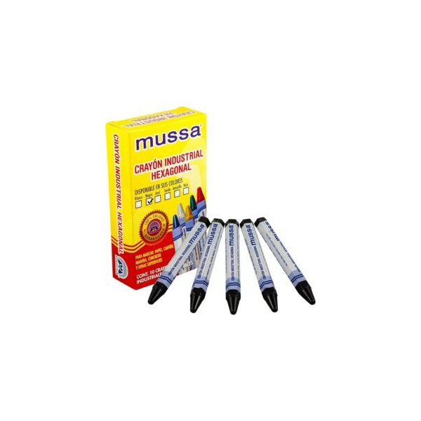 CRAYOLA EXAG NEGRA PAQ.12 45-026D