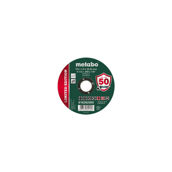 DISCO C/INOX 115x1x22 616262000 B/10