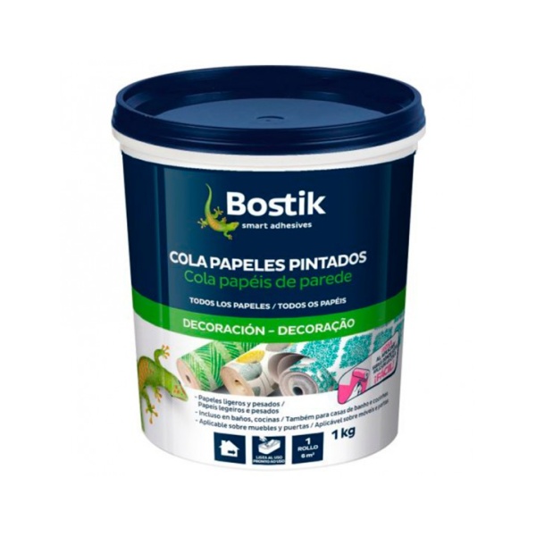 COLA PAPEL PINTADO 1 KGS BOSTIK