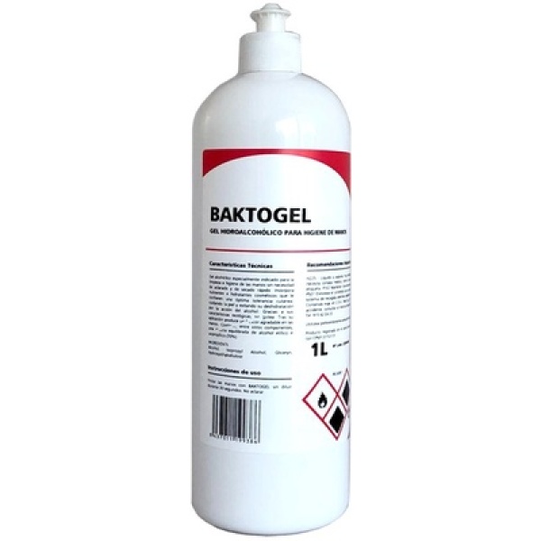 GEL ALCOHOLICO BAKTOGEL 1 LT