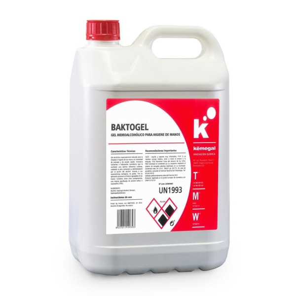 GEL ALCOHOLICO BAKTOGEL 10 LTS