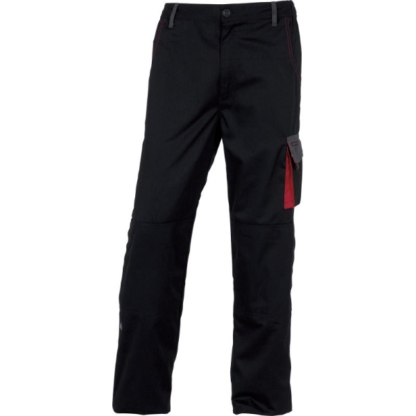 PANTALON D-MACH NE/RO T-S DELTAPLUS