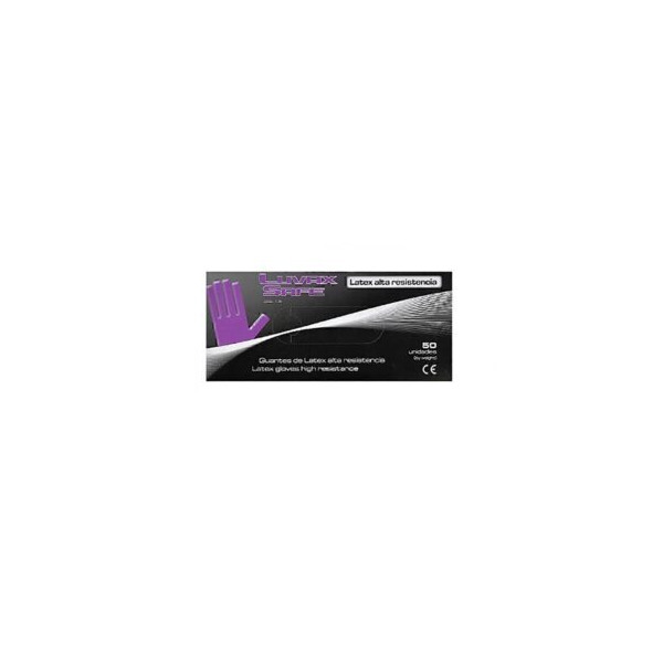 GUANTE LATEX A/RESISTENCIA C/50 E/GRANDE T-XL