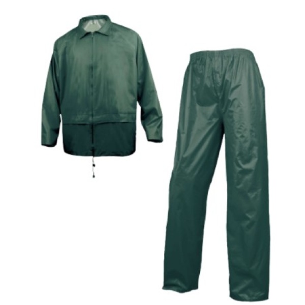 TRAJE AGUAS 400 VERDE T-XXL DELTAPLUS