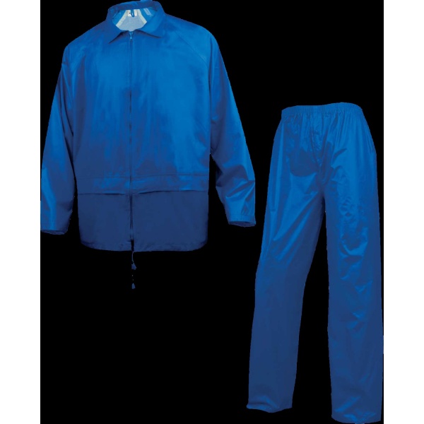 TRAJE AGUAS 400 AZUL T-XXL DELTAPLUS