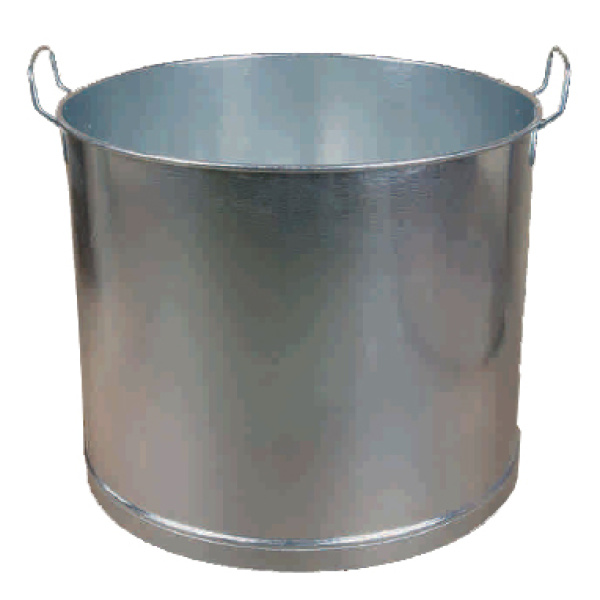 CUBO RECTO GALV 43 CM 17 2 ASAS