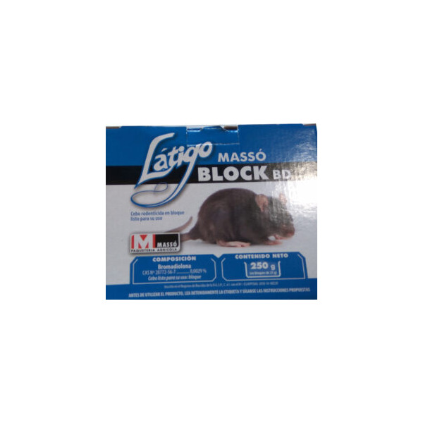 RATONICIDA LATIGO BLOQUE 250 GRS 5179