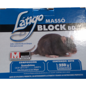 RATONICIDA LATIGO BLOQUE 250 GRS 5179