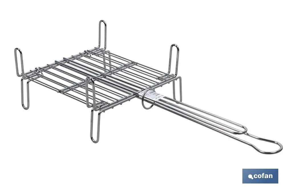 PARRILLA ASAR INOX DOBLE 40 x 45
