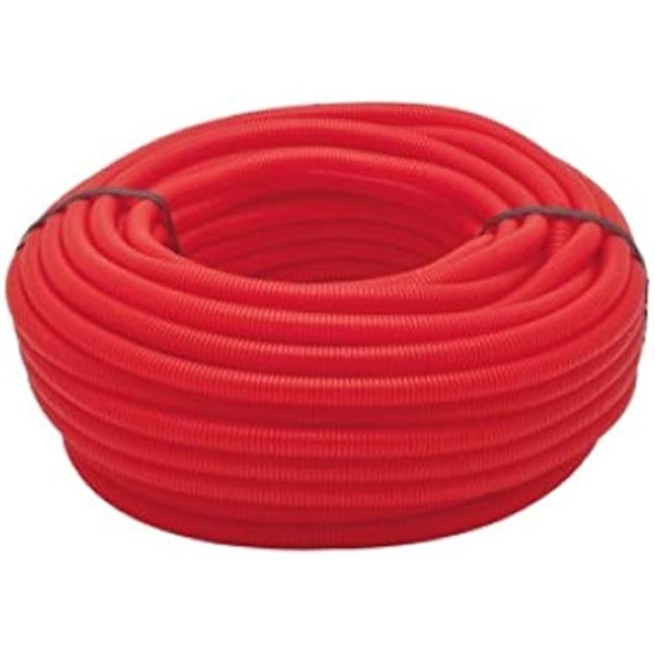TUBO CORRUGADO ROJO 23 MM. M