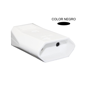 BASE PLANA NEGRA 10A 250V 1000405-N