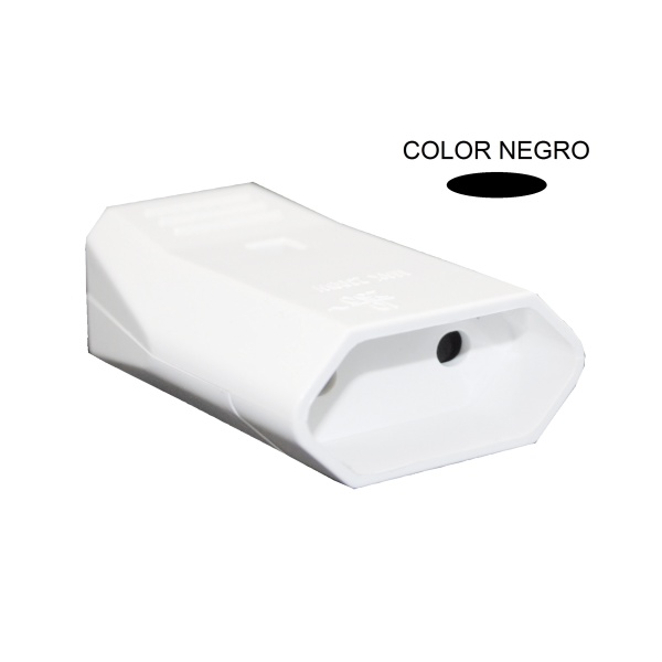 BASE PLANA NEGRA 10A 250V 1000405-N
