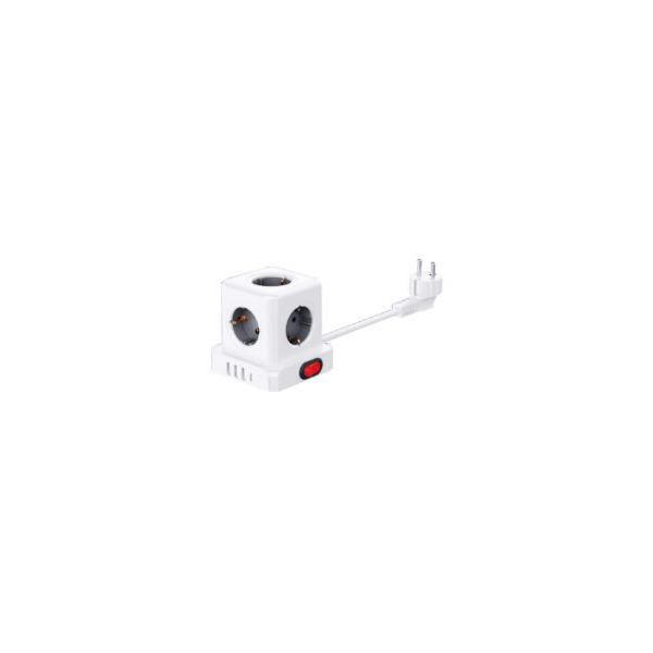 BASE MODULAR 5T C/INT +3USBA+1USBC CABLE 1