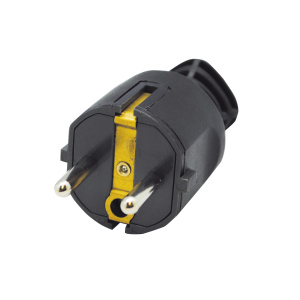 CLAVIJA GOMA NEGRA 16A 250V 1100153