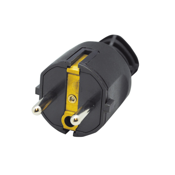 CLAVIJA GOMA NEGRA 16A 250V 1100153