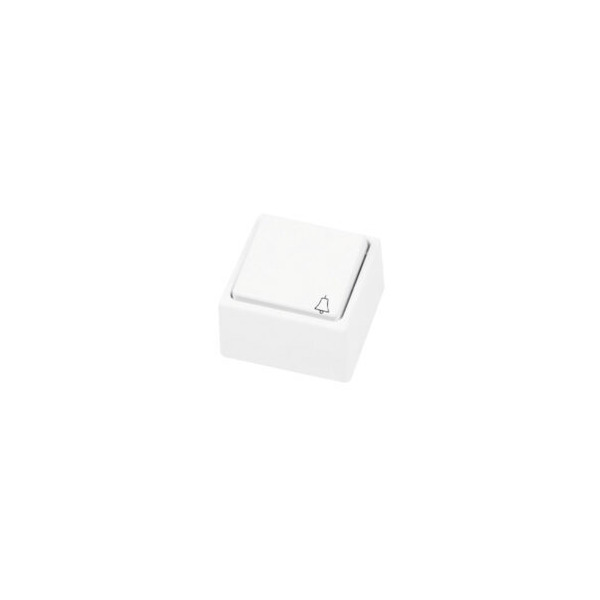 PULSADOR CAMPANA SUP BLANCO 8000 3608010