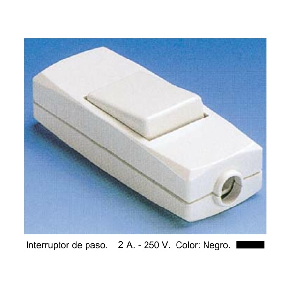 INTERRUPTOR PASO NEGRO CALIDAD 1404402N