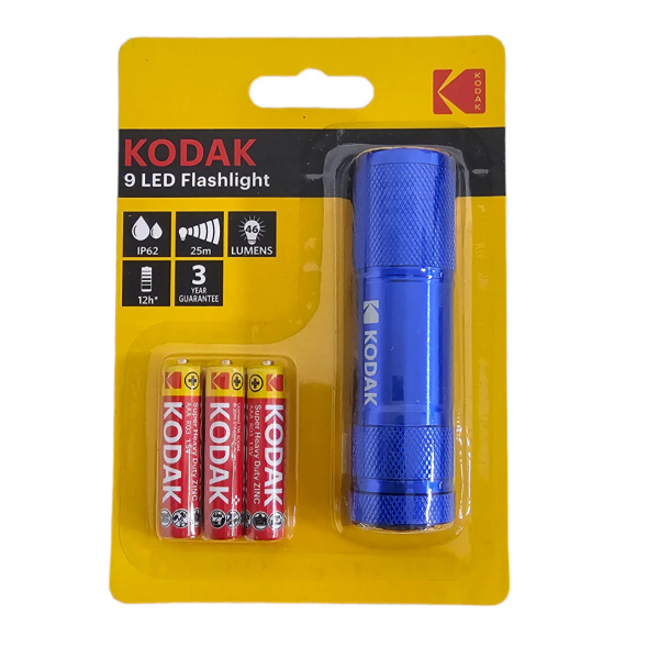 KODAK LINTERNA 9LED+3XAAA AZUL 12453