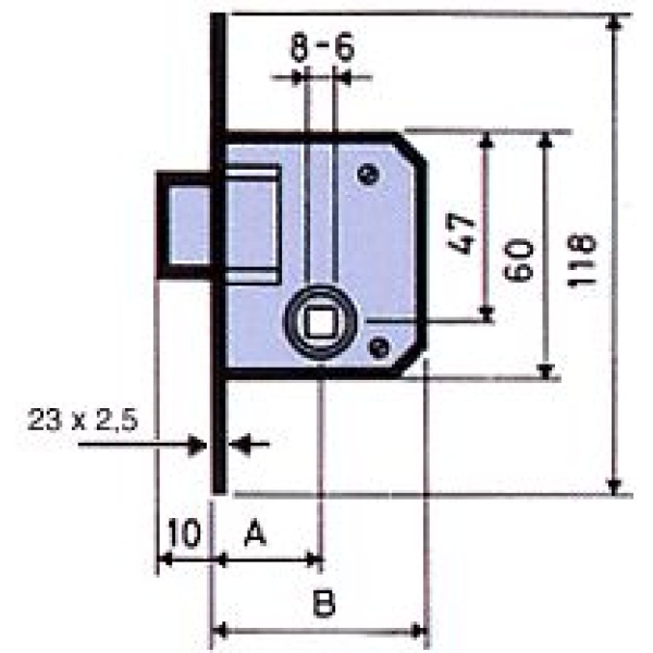 CERRADURA 1510/3-35 MCM