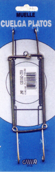 CUELGA PLATO MUELLE 2259 24X30 BL-2