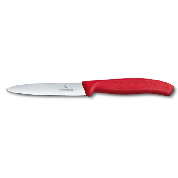 CUCHILLO VERDURAS 10CM 6.7701 ROJO