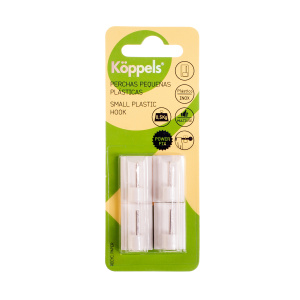 PERCHA VISILLOS ADH. BLANCO P1002B B/4