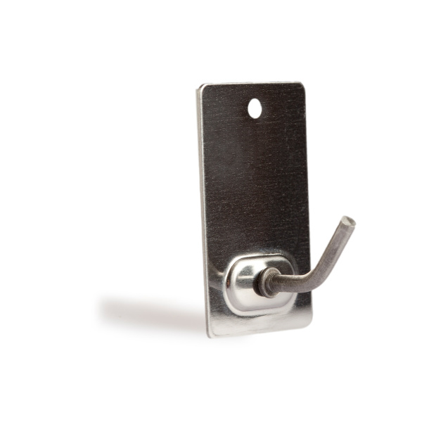 PERCHA MET. ADH. INOX P2001I B/3