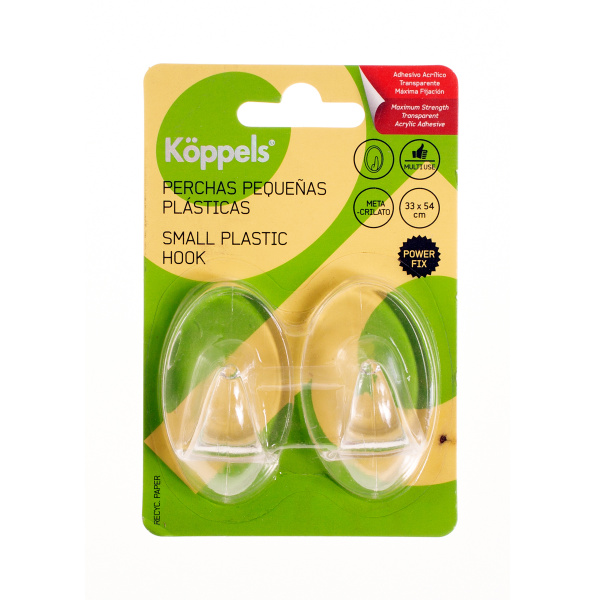 PERCHA PLASTICO ADH. TR 5