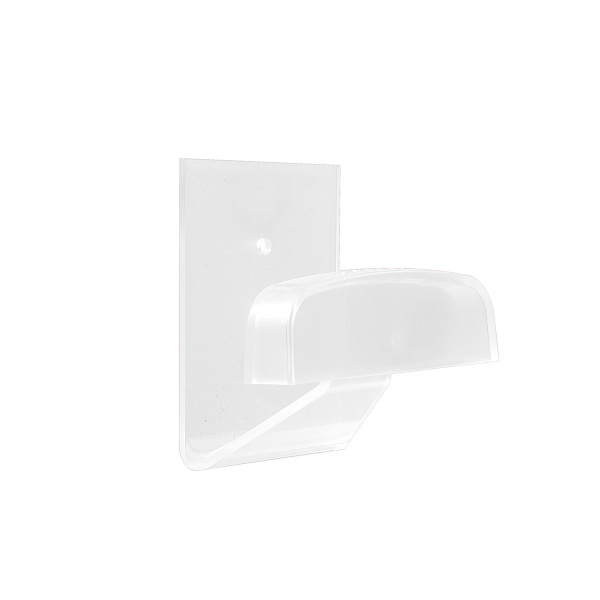 PERCHA PLASTICO ADH. TRANSP. P3003T