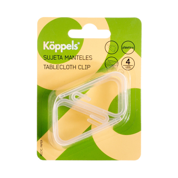 SUJETAMANTEL PLASTICO TR S1001T B/4