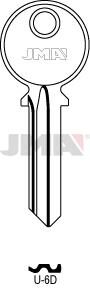 LLAVE BRUTO  B  U-6D
