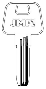 LLAVE BRUTO SEG. ALPACA AZ-9
