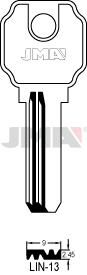LLAVE BRUTO SEG. ALPACA LIN-13