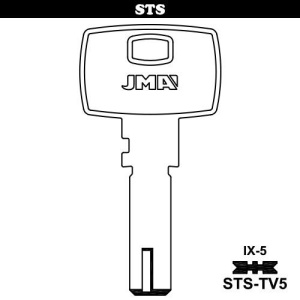 LLAVE BRUTO SEG. ALPACA STS-TV5